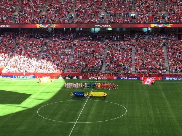 Canada defeated Switzerland 1-0 at BC Place in Vancouver to earn a trip to the quarter-finals of the World Cup.